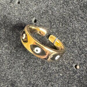 Adjustable Evil Eye Ring